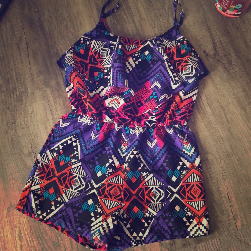 Arizona romper - multicolor geometric pattern